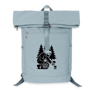 Cueilleur de champignons - Cueillette de champignons de Noël aux cèpes - Sac à dos ordinateur - bleu glacier - Devant