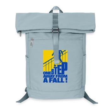 One Step Away from a Fall - Laptop Backpack - ice blue - Front