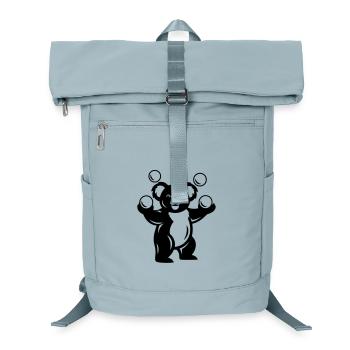 Koala jongliert Bälle Cartoon Illustration - Laptop-Rucksack  - Eisblau - Vorne