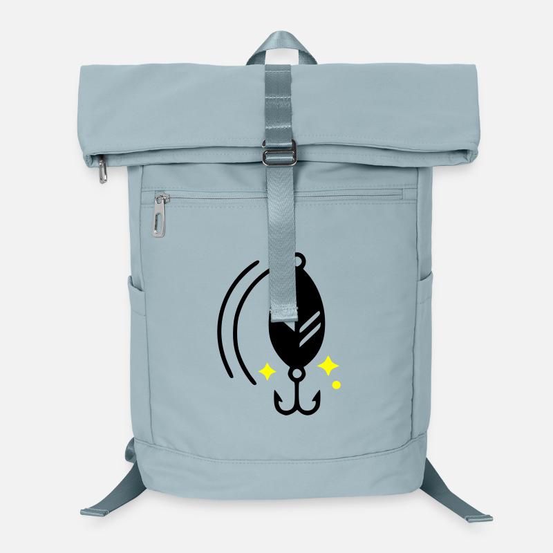 Fishing Lure Turn Signal Hook Icon Laptop Backpack