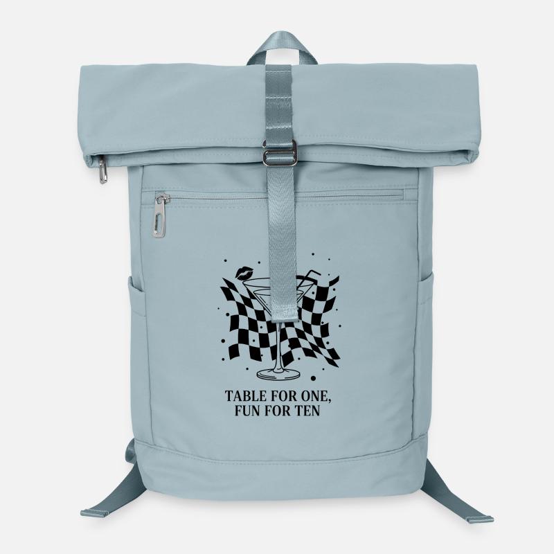 Table For One Martini Party Laptop Backpack