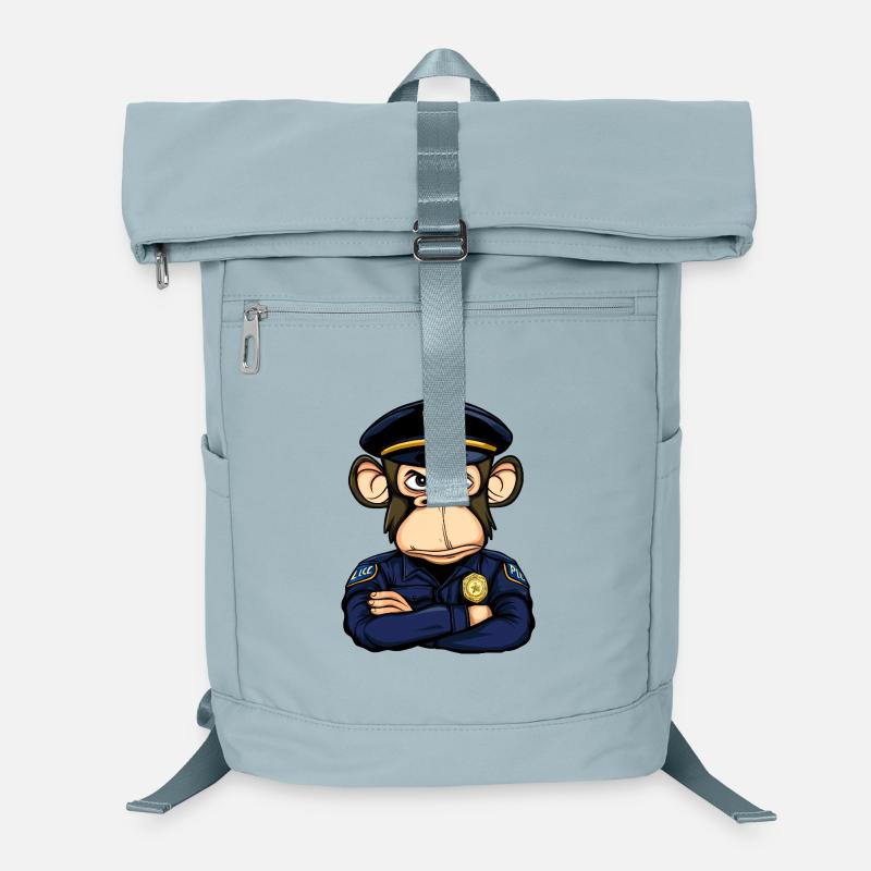 Police monkey Laptop Backpack
