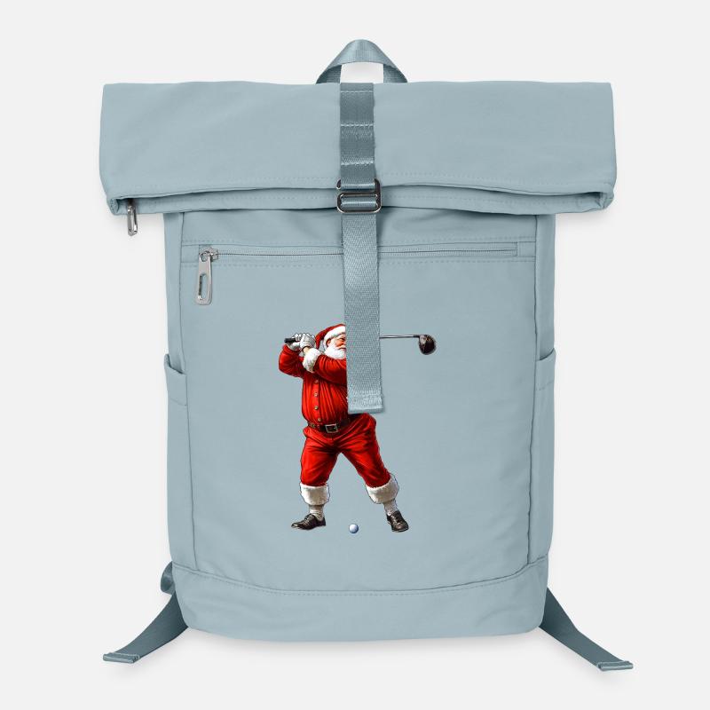 Le Père Noël golfeur Sac à dos ordinateur