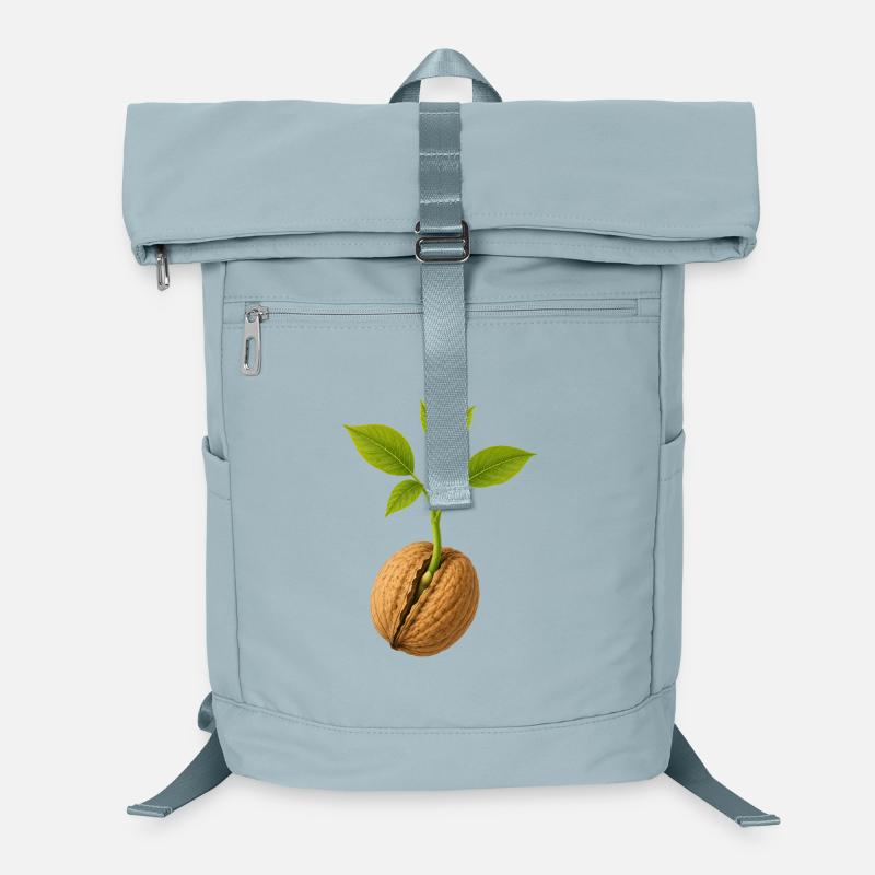 Small Grows Large Walnut Design Laptop Backpack