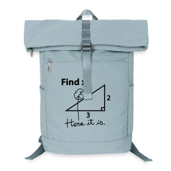 Find X. - Laptop Backpack - ice blue - Front