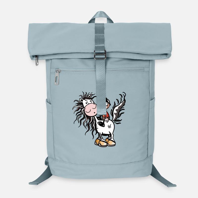 Junge aufm Pferdchen Laptop-Rucksack 