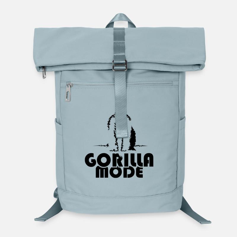 Gorilla Fashion Monkey Monkey Symbol Illustration Laptop Backpack