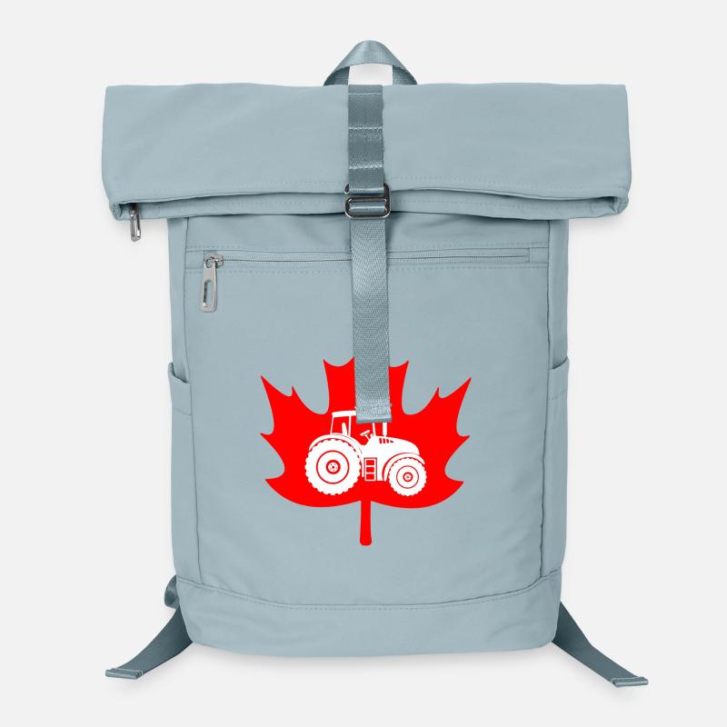 Logo du tracteur feuille d’érable du Canada Sac à dos ordinateur