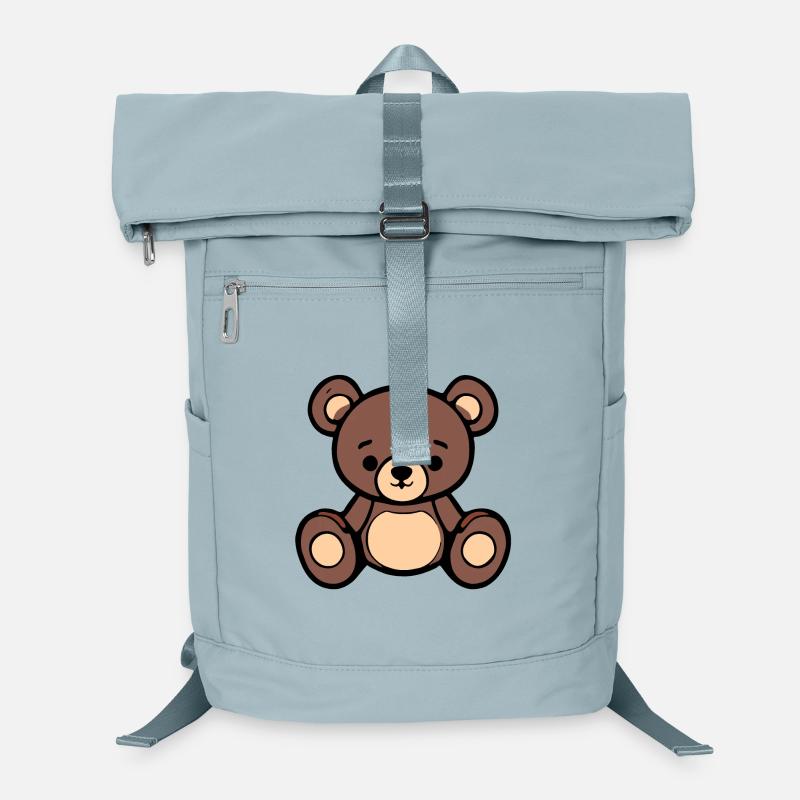 Kuschelbär Illustration Laptop-Rucksack 