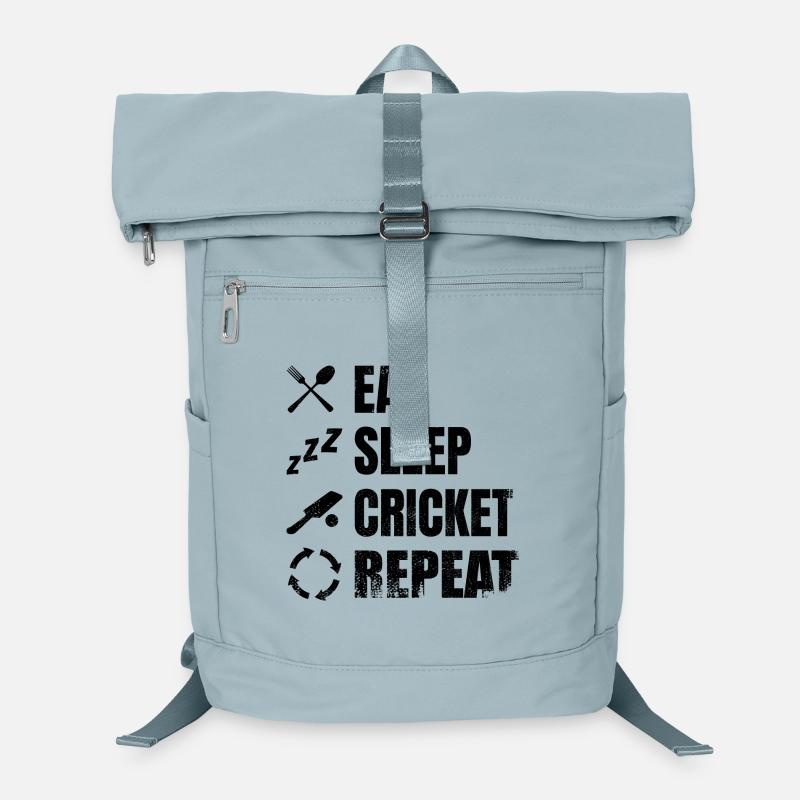 Eat Sleep Cricket Repeat Laptop Backpack