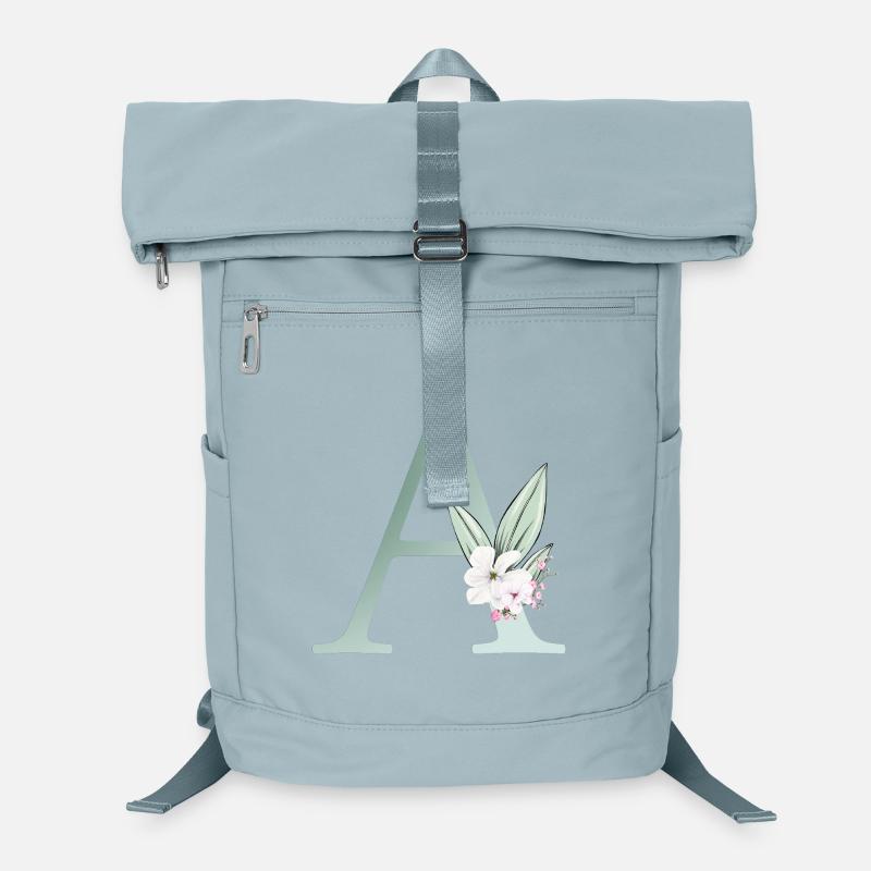 A Monogram, Floral, Personalizable Laptop Backpack