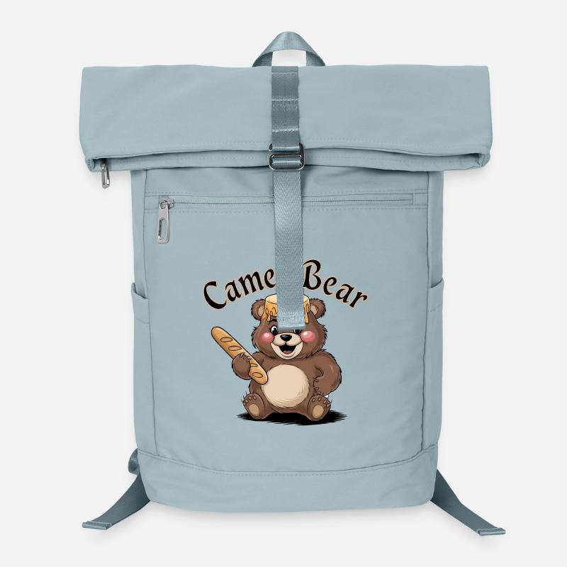 Ours au miel et baguette Sac à dos ordinateur