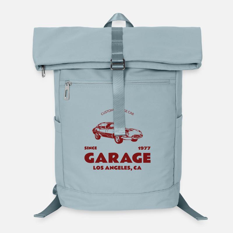 Custom Oldtimer – Garage Los Angeles Laptop-Rucksack 