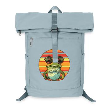 Lässige Frosch-Sonnenbrille Design - Laptop-Rucksack  - Eisblau - Vorne