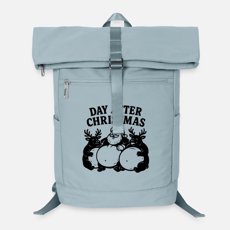 Jour après Noël Nourriture consommée Sac à dos ordinateur