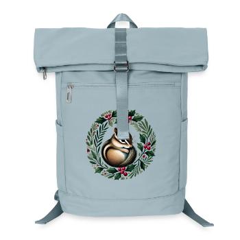Stechpalmenkranz Eichhörnchen Charm - Laptop-Rucksack  - Eisblau - Vorne
