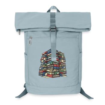 Ordnerstapel Bürochaos - Laptop-Rucksack  - Eisblau - Vorne