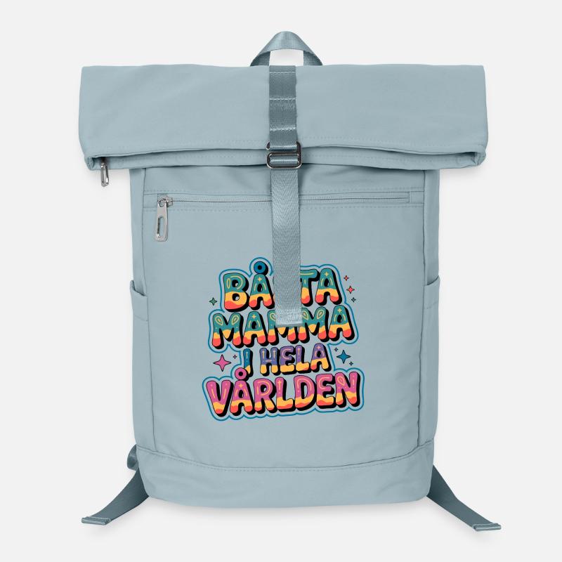 Beste Mama der ganzen Welt bunt Laptop-Rucksack 