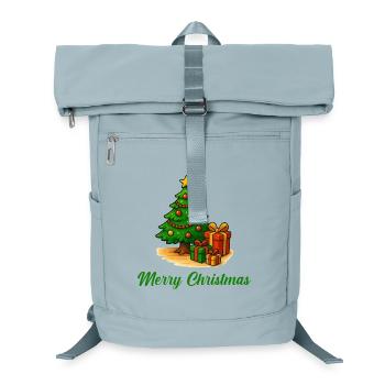 Weihnachtsbaum Geschenke - Laptop-Rucksack  - Eisblau - Vorne