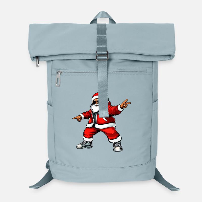 Cooler Peace Weihnachtsmann Laptop-Rucksack 