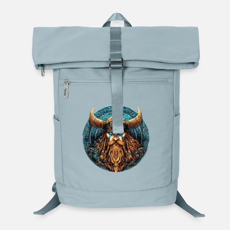 Viking Krieger Runenkreis Laptop-Rucksack 