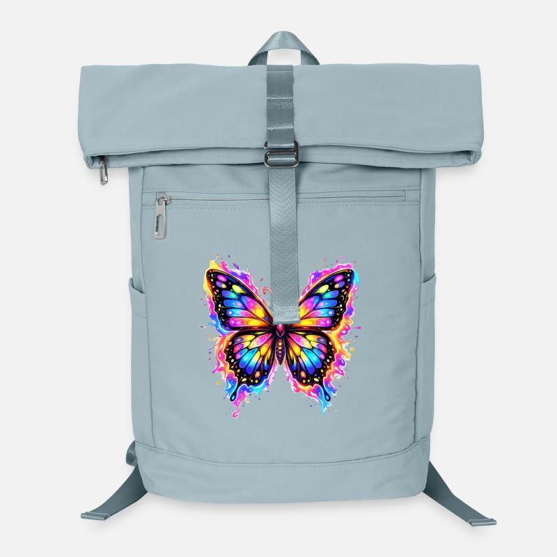 Schmetterling Neon  Laptop-Rucksack 