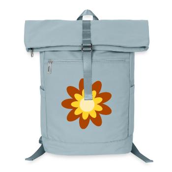 70s Flower Pattern Hippie Gift - Laptop Backpack - ice blue - Front