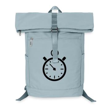 stoppuhr uhr - Laptop-Rucksack  - Eisblau - Vorne