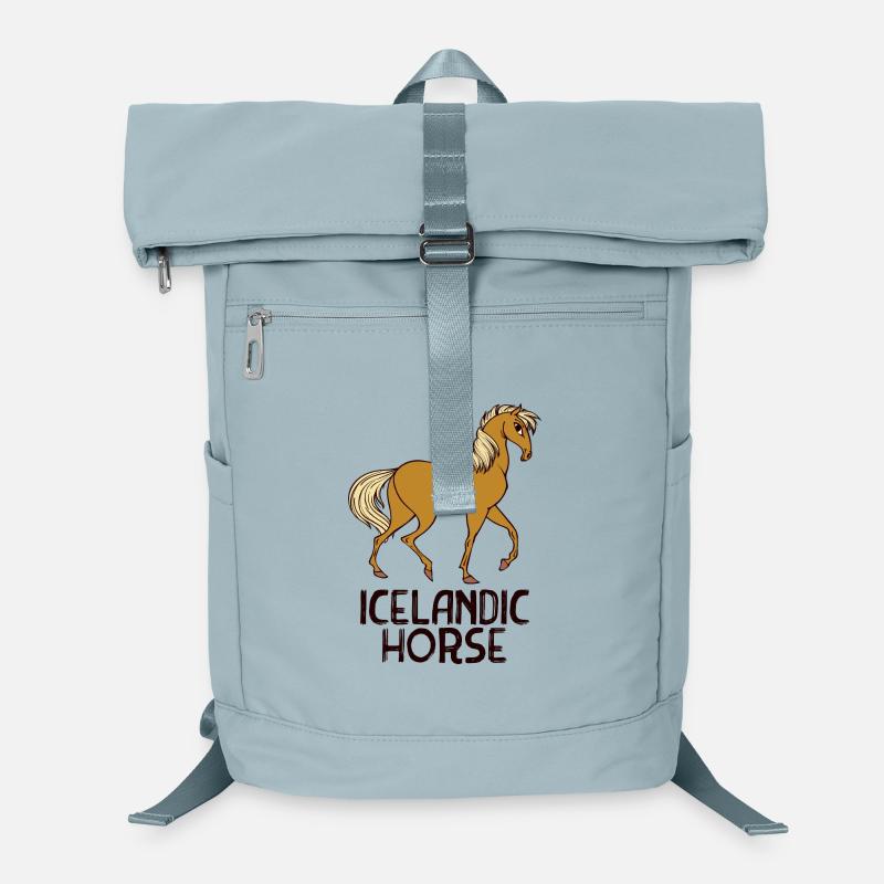 Isländer Pferde Pferdenarr Islandpferde Spruch Laptop-Rucksack 