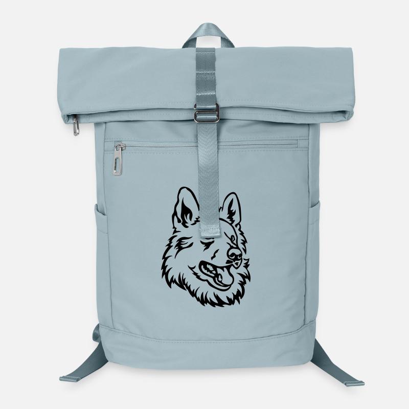 Swiss Shepherd Head Laptop Backpack