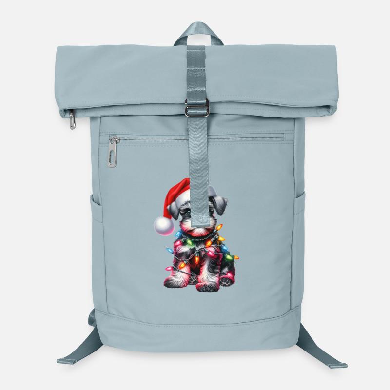 Weihnachts Schnauzer Laptop-Rucksack 