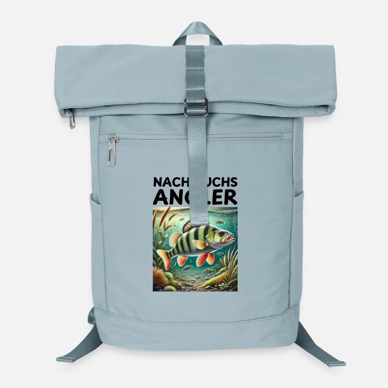 Nachwuchs Angler - Barsch Motiv Angler Kinder Laptop-Rucksack 