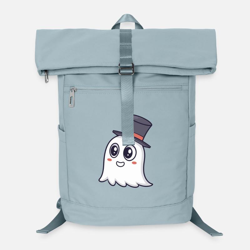 Chic Ghost Top Hat Laptop Backpack