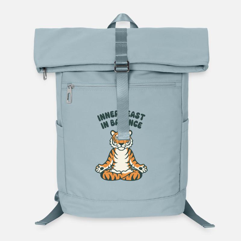 Bête intérieure en équilibre – Tigre Sac à dos ordinateur