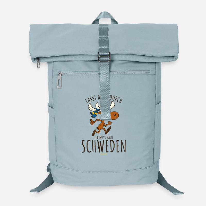 Lasst mich durch ich muss nach Schweden Laptop-Rucksack 