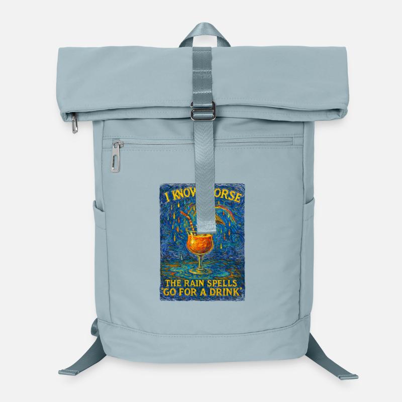 Rainy Morse Cocktail Art Sac à dos ordinateur