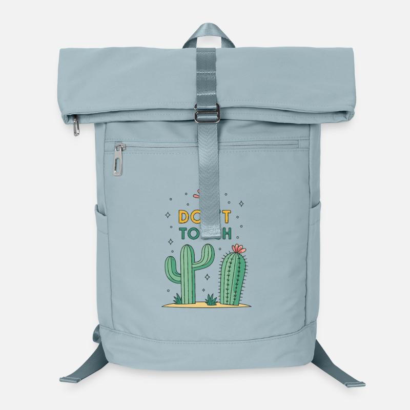 Ne Pas Toucher - Cactus Cartoon Sac à dos ordinateur