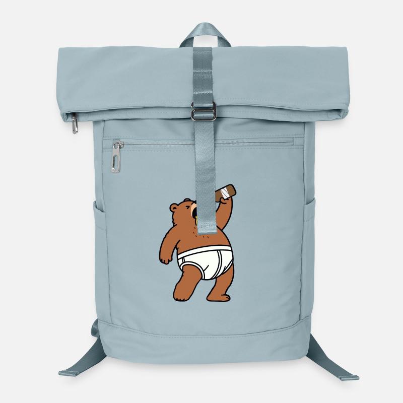 Berlin Party Bär Bierflasche Bier Party Unterhose Laptop-Rucksack 