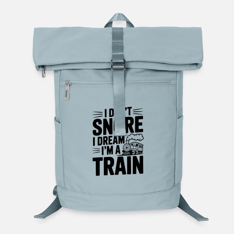 I Don't Snore I Dream I'm a Train Laptop Backpack