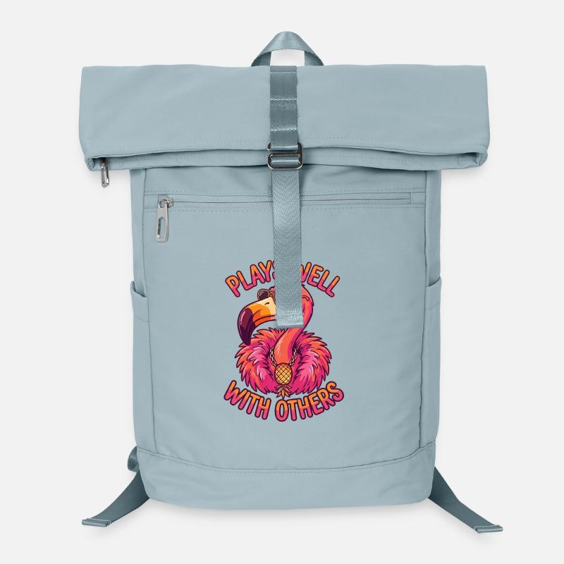 Swingers Flamingo – Upside Down Pineapple Laptop Backpack