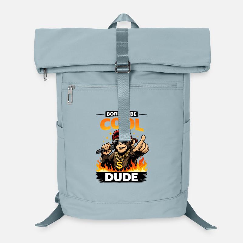 Born to Be Cool Dude Monkey Laptop Backpack
