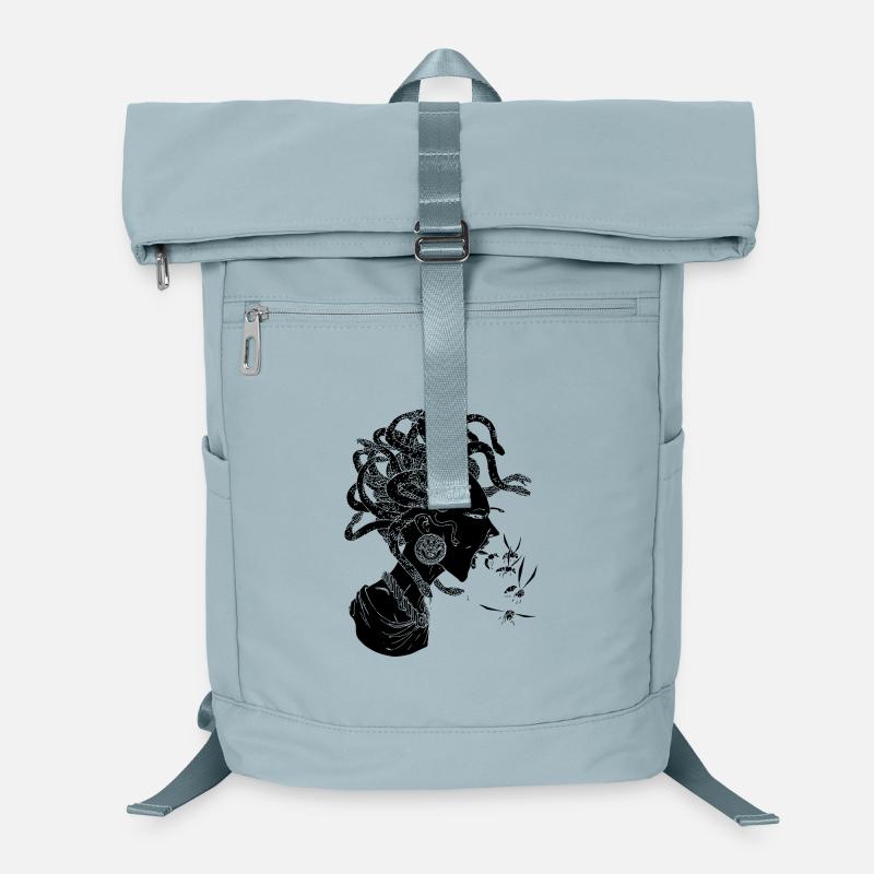 Schwarze Medusa Laptop-Rucksack 