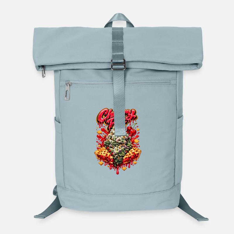 Cherry Pie Graffiti Print Sac à dos ordinateur