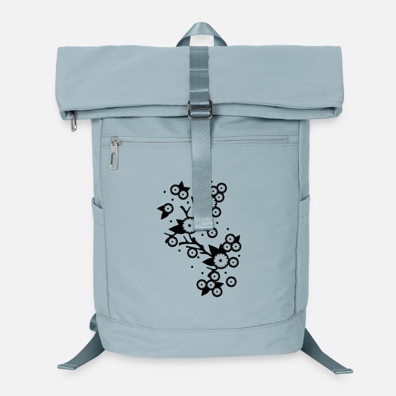 stylized flower branch Laptop Backpack