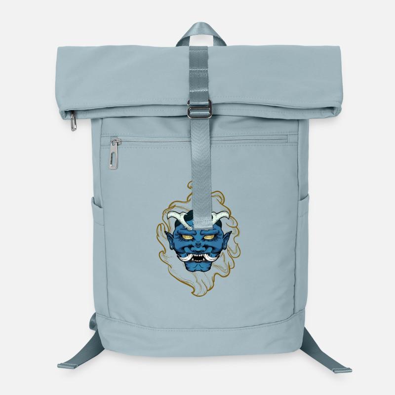 Japan Demon - bleu - Sac à dos ordinateur - bleu glacier