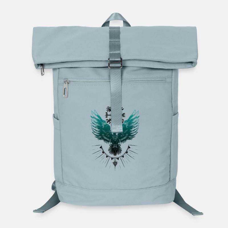 Wikinger Rabe Vegvisir Valknut Laptop-Rucksack 