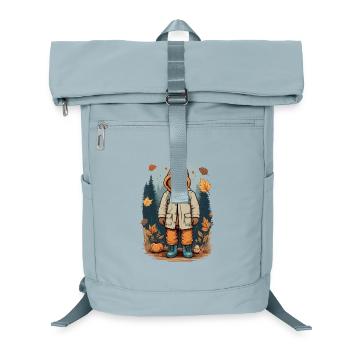 Cute Bear - Laptop Backpack - ice blue - Front