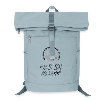 Pourquoi est-ce que je roule sans batterie ? Batterie vide ? Roulez - Sac à dos ordinateur - bleu glacier - Devant