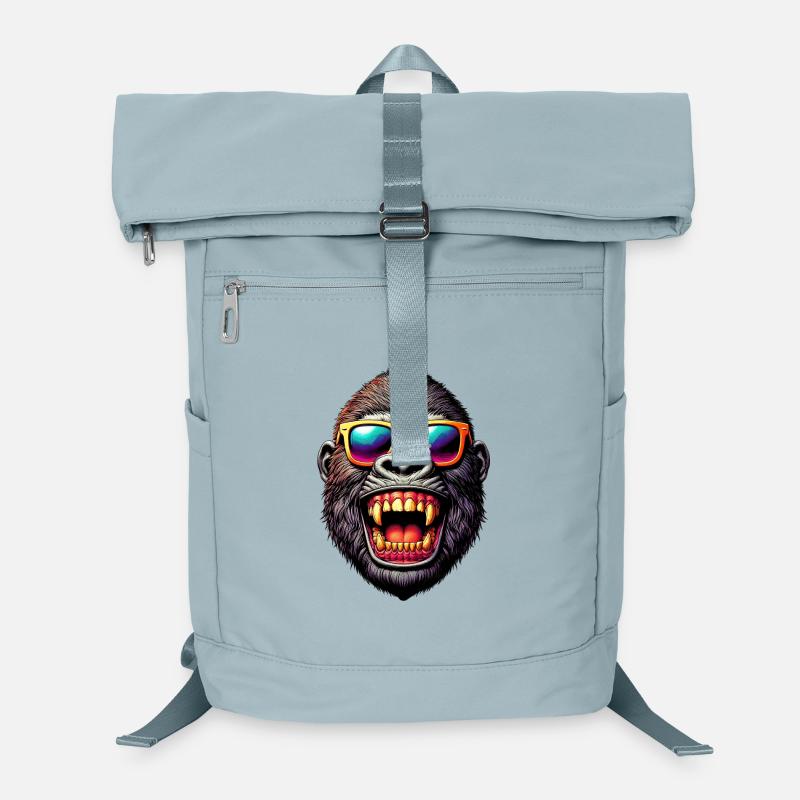 Gorilles avec lunettes de soleil Sac à dos ordinateur