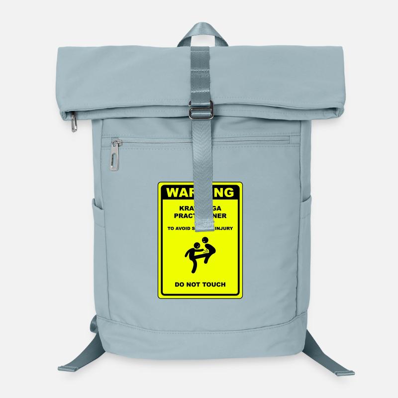 Avertissement! Pratiquant de Krav Maga ! Sac à dos ordinateur